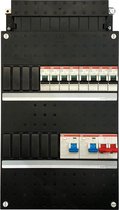 ABB Groepenkast 1fase 1 HS 2 Aardlekschakelaars 8 Automaten