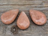 Edelsteen Maansteen doorboorde hanger