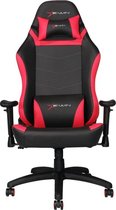 E-win Knight series Ergonomic Gaming Stoel - Luxe Gaming Bureaustoel – Gaming Chair - Kantelfunctie - Hoogte Verstelbaar - Nek- en Rugkussen - Kunstleer – Rood/ Zwart