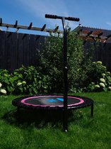 Mini trampoline – fitness trampoline – sport – binnen en buiten – volwassene- en kindertrampoline - roze