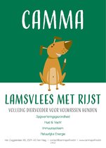 Camma Petfood - Super Premium - Adult Dog Lamsvlees met Rijst 12kg