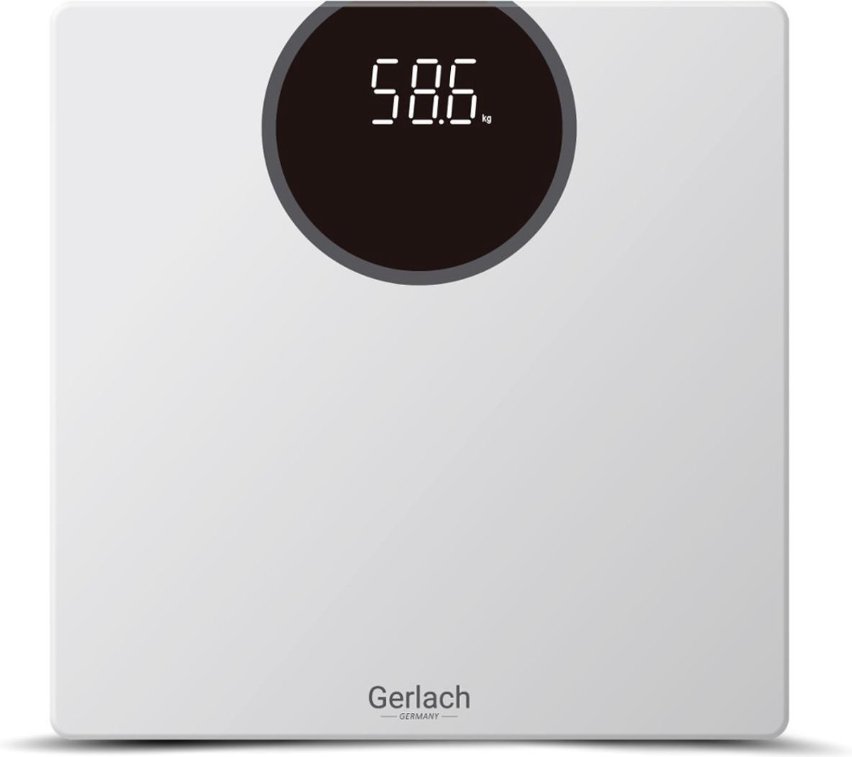 Personenweegschaal met LED-display - grijs GL 8168 Gerlach