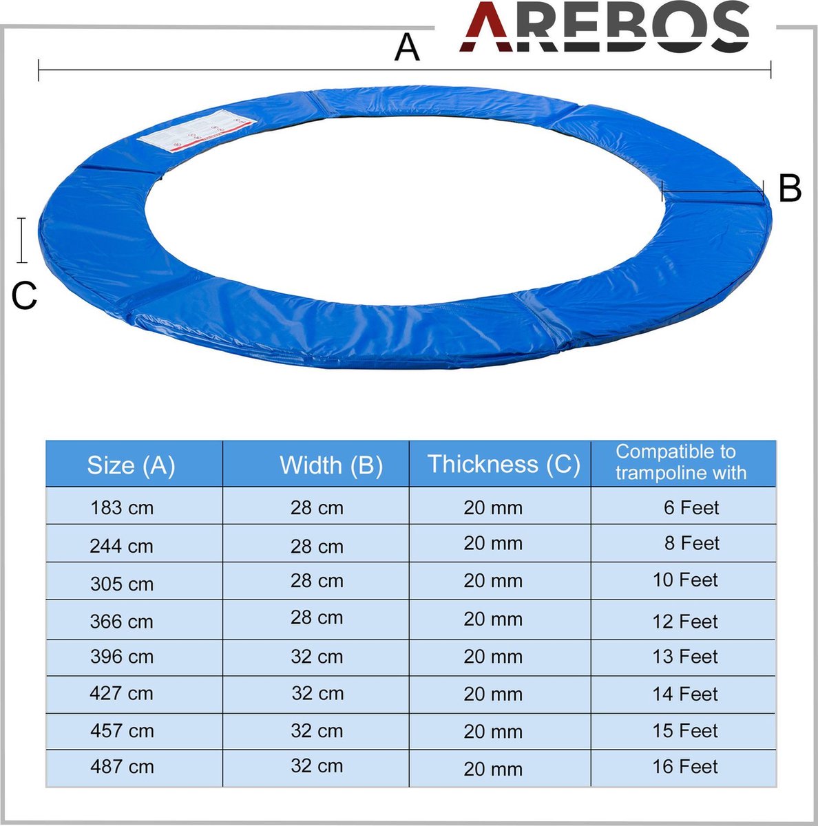 10 Capuchons Caoutchouc Pour Trampoline – Protection Tubes, Tête Champignon, Noir, 5x5x1 Cm, Sécurité Enfants