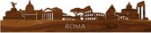 Skyline Rome Palissander hout - 80 cm - Woondecoratie design - Wanddecoratie - WoodWideCities