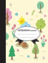 Composition Notebook, 8.5 x 11, 110 pages: Lovely nature