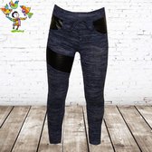 Meisjesbroek blauw -s&C-98/104-Joggingbroeken