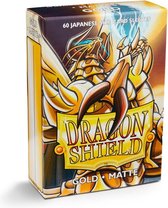 Dragon Shield Small Sleeves - Japanese Matte Gold (60 Sleeves)