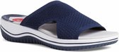 Jana Dames Slip-on schoen 8-8-27228-26 805 blauw RELAX fit Maat: 40 EU