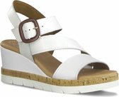 Jana Dames Sandaal 8-8-28310-26 100 wit H-breedte Maat: 41 EU