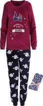 Bordeaux en marineblauwe pyjama + sokken Harry Potter