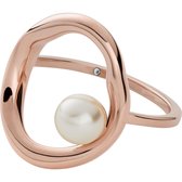 Skagen Damen-Damenring Edelstahl Unecht 56 Roségoud 32016929