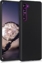 kwmobile telefoonhoesje voor Motorola Edge (2020) - Hoesje voor smartphone - Back cover in mat zwart