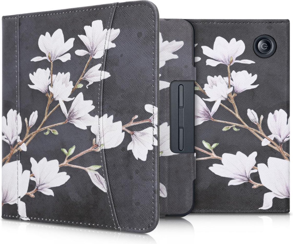 kwmobile flip cover voor Kobo Libra H2O Hoes met handgreep en voorvak