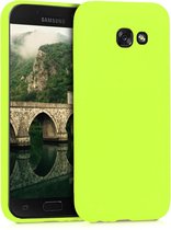 kwmobile telefoonhoesje voor Samsung Galaxy A5 (2017) - Hoesje voor smartphone - Back cover in neon geel