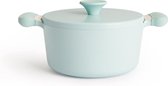 CREATE - UMA - Gegoten aluminium braadpan Ø24cm cocotte stijl - blauw