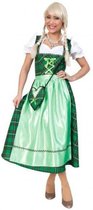 Partychimp Dirndl Dames Josefa Groen - L