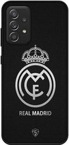 Coque logo Real Madrid Coque arrière Samsung Galaxy A52 TPU noir