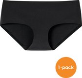 SCHIESSER Invisible Cotton dames panty slip (1-pack) - zwart - Maat: 44