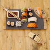 Servies Tokio Sushi - Bamboe hout - Zwart & Natural