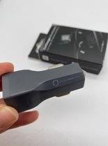 DesignNest Autolader USB |Lichtgevend| - [Grijs] + [Dubbele USB poorten] [Illuminated]
