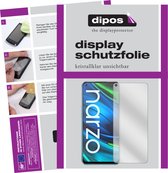 dipos I 2x Beschermfolie helder compatibel met Oppo Realme Narzo 20 Pro Folie screen-protector (expres kleiner dan het glas omdat het gebogen is)