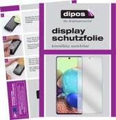 dipos I 6x Beschermfolie helder compatibel met Samsung Galaxy A71 5G Folie screen-protector (expres kleiner dan het glas omdat het gebogen is)