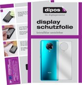 dipos I 6x Beschermfolie helder compatibel met Xiaomi Redmi K30 Ultra Achterkant Folie screen-protector (expres kleiner dan het glas omdat het gebogen is)