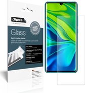 dipos I 2x Pantserfolie mat compatibel met Xiaomi Mi Note 10 Pro Beschermfolie 9H screen-protector (expres kleiner dan het glas omdat het gebogen is)