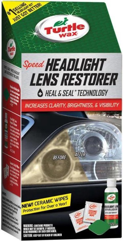 Turtle Wax Headlight Lens Restorer Kit - Lampenreiniger