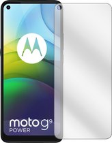dipos I 2x Beschermfolie helder compatibel met Motorola Moto G9 Power Folie screen-protector (expres kleiner dan het glas omdat het gebogen is)