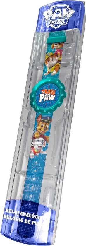 Nickelodeon Horloge Paw Patrol Junior 25 Cm Nylon Blauw/groen