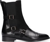 Pertini 26440 Enkellaarsjes - Enkelboots met rits - Dames - Zwart - Maat 39