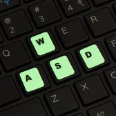 Lichtgevende - Glow in the Dark - Toetsenbord Stickers - Voor Laptop Pc