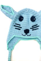 Mumami-Bunny Muts-0-1/2 jaar-blauw-wol