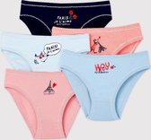 Petit Bateau 5 Pack Meisjes Onderbroek - Maat 140