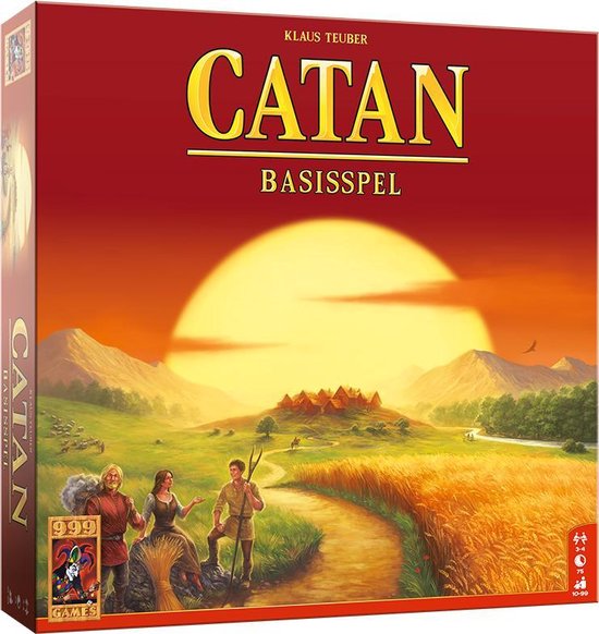 Gezelschapsspel: Catan Basisspel Bordspel, uitgegeven door 999 Games