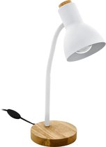 EGLO Veradal Tafellamp - E27 - 42 cm - Bruin/Wit