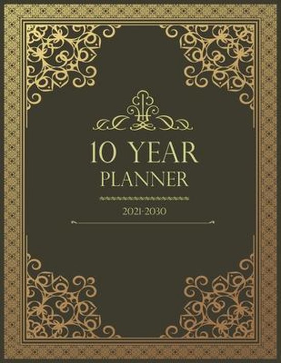 10 Year Monthly Planner 2021-2030 - cover