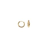 Bauer Basics - oorring goud - small dik