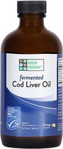 Green Pasture Blue Ice Fermented Cod Liver Oil - Sinaasappel 180 ml