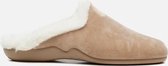 Basicz Pantoffels beige Textiel - Dames - Maat 36