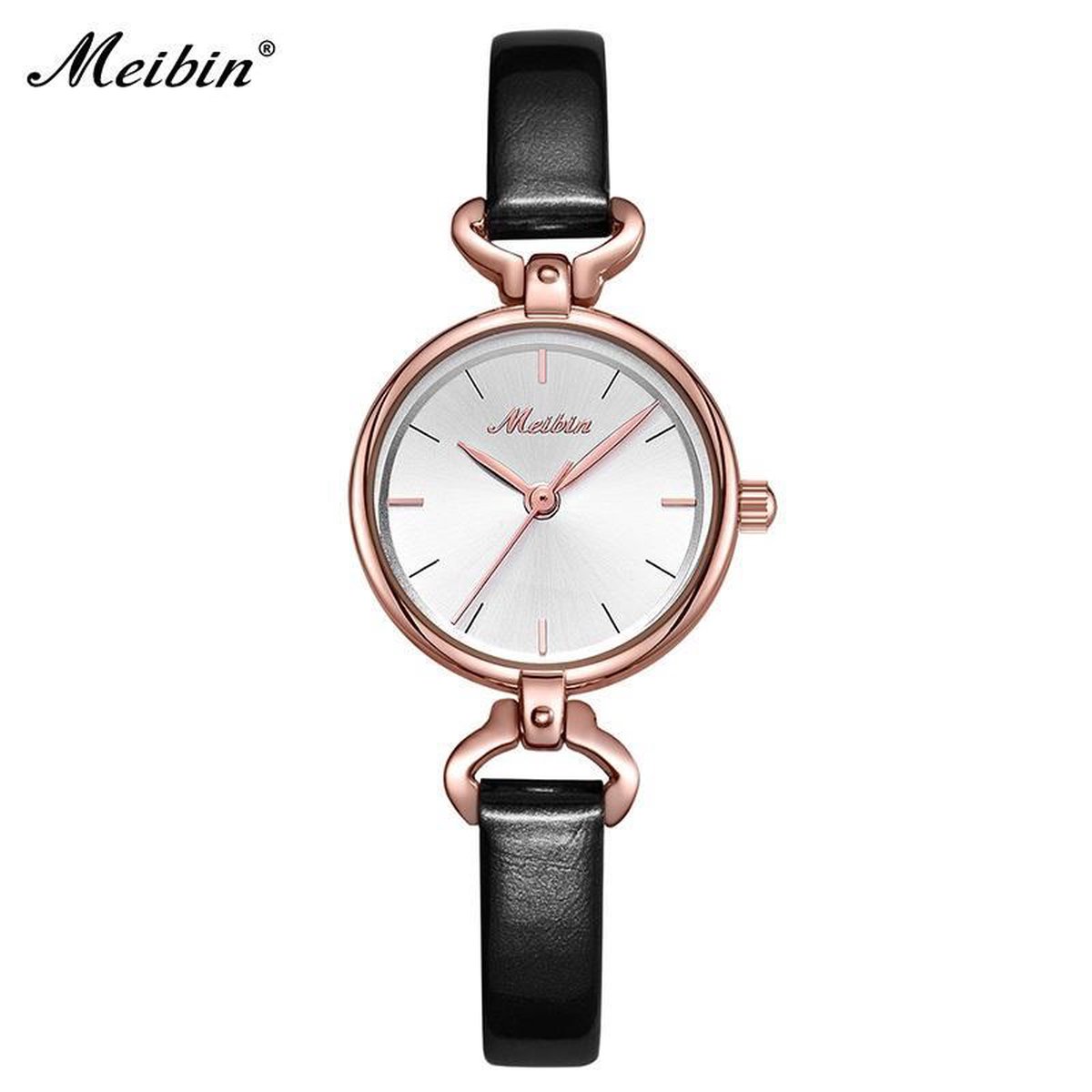 Longbo - Meibin - Dames Horloge - Zwart/Zilver - 27mm (Productvideo)