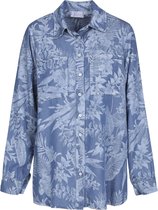 Cassis - Female - Overhemd in tencel met palmprint  - Denim