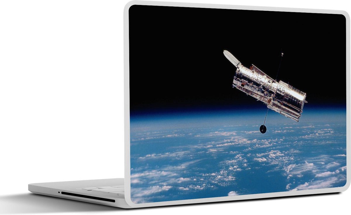 Afbeelding van product SleevesAndCases  Laptop sticker - 11.6 inch - Glimmende Hubble telescoop
