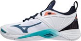 Mizuno Wave MoHerentum 2 - Sportschoenen - wit/blauw - maat 42.5