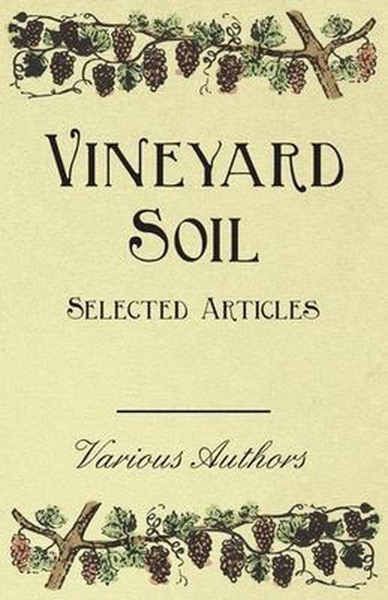 Vineyard Soil - Selected Articles - cover