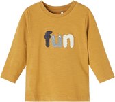 Name-it Jongens Newborn Tshirt Lennart Cumin - 74