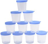 Urine Potjes – 10 Stuks - Speciale Coating voor Onderzoek Urine – Vind (afwijkende) Stoffen Eenvoudiger - Cup – Beker - 40 ML – Afsluitbaar – Anti Lek Deksel - Urine containers – Bakje voor U