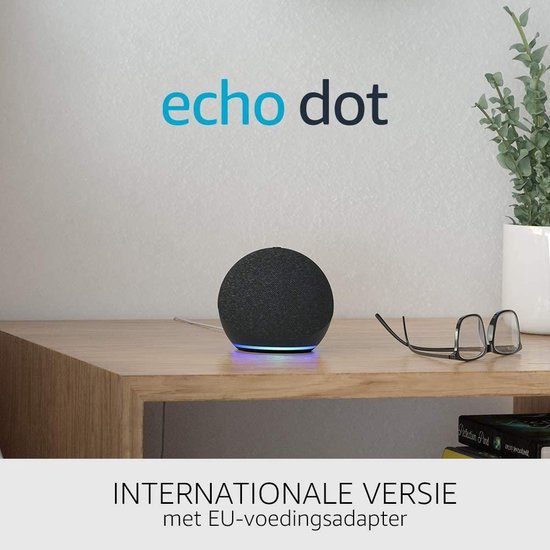 Echo Dot (4e generatie) Internationale versie ,Smart Echo-luidsprekers ,grijs