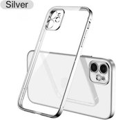ShieldCase adapté pour Apple iPhone 11 coque métallique carrée - argent